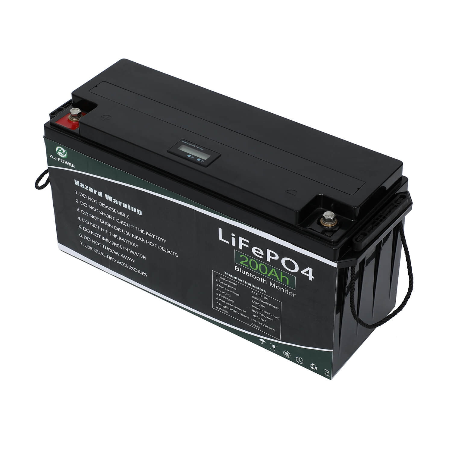 AJ-LFP12V200Ah Effiziente Blei-Säure-Ersatz-Lithium-Eisen-Phosphat-Batterie