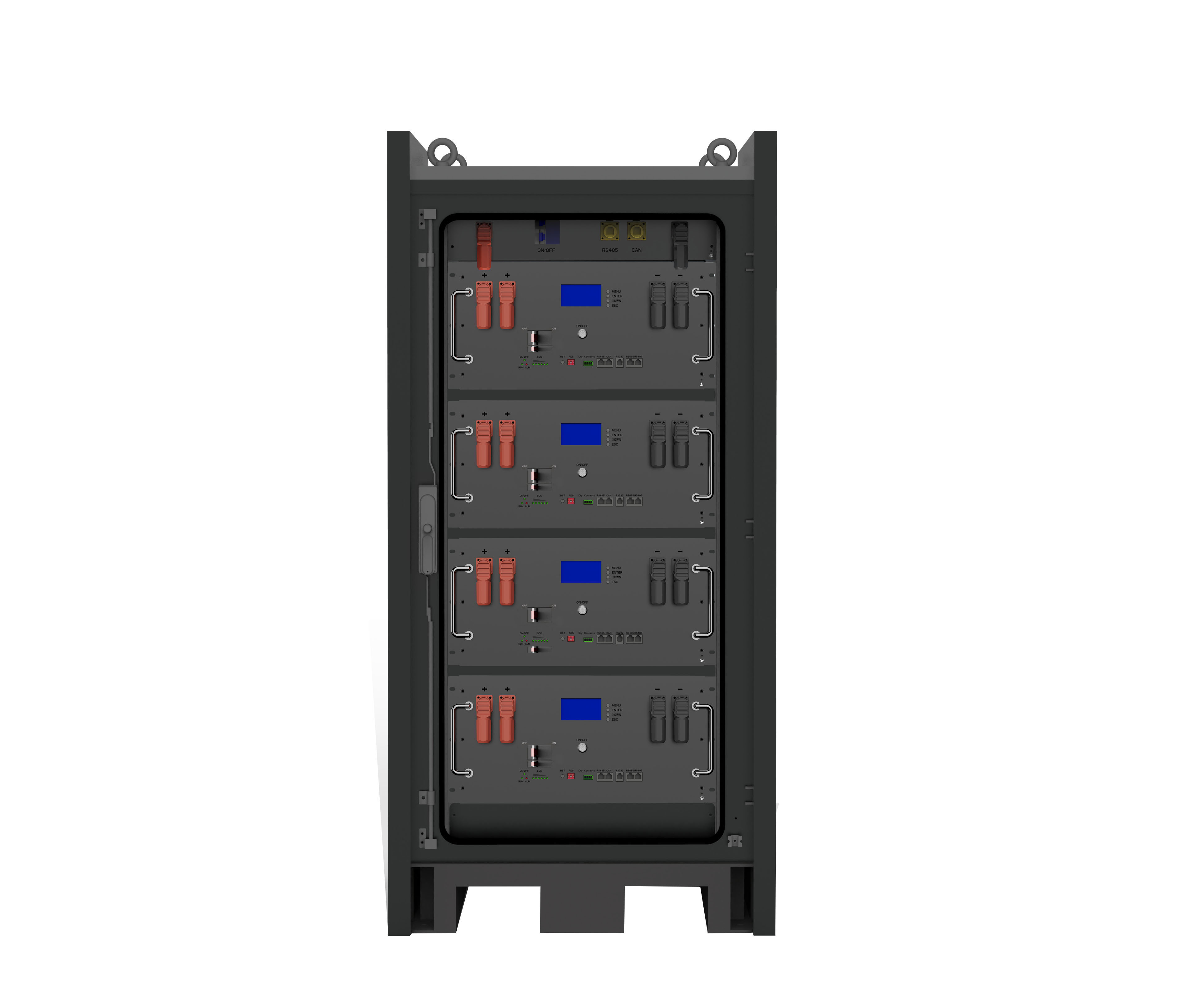 48-V-Solarsystem-Energiespeicher-Lithium-Ionen-Akku mit Server-Rack