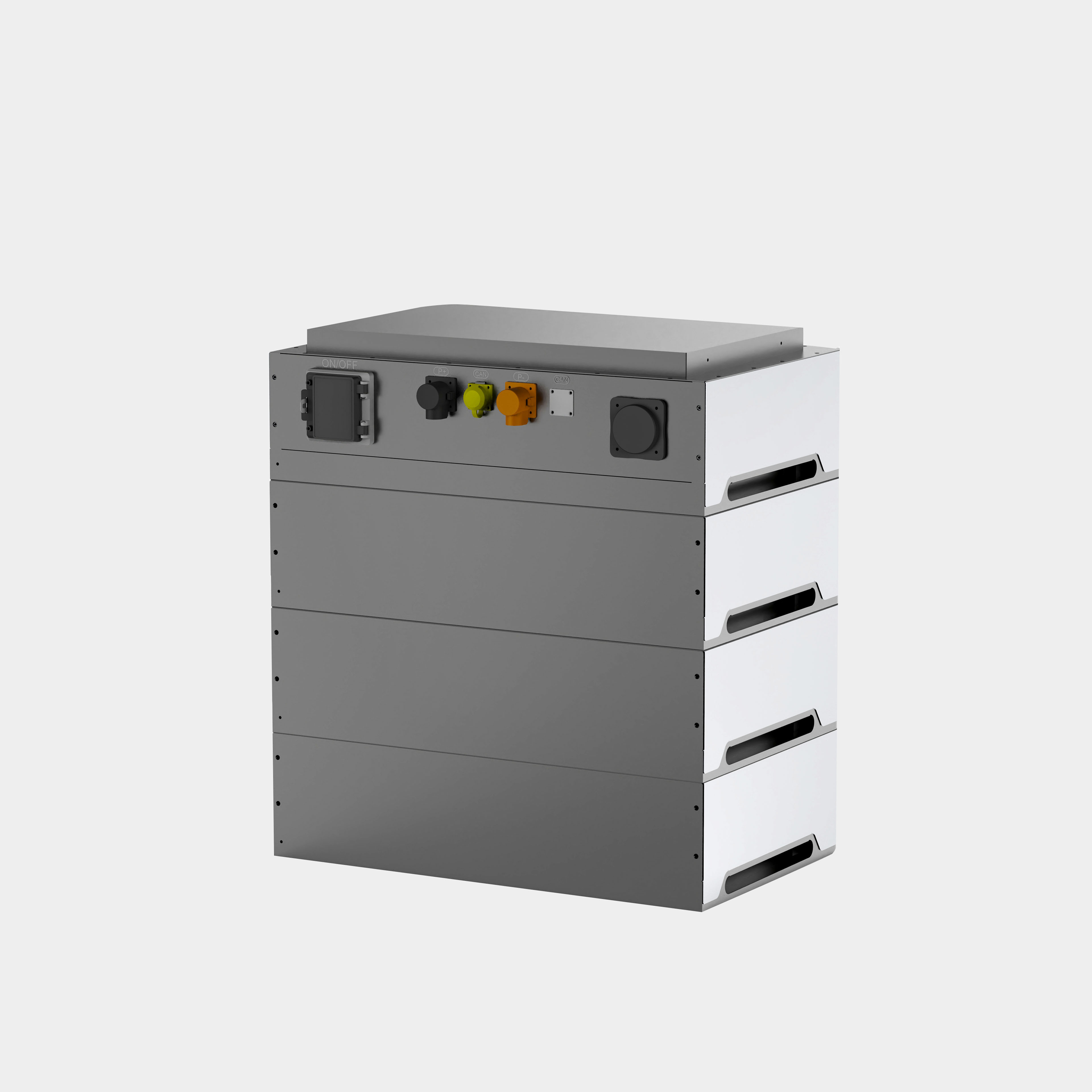 48 V 400 Ah stapelbare BMS Lifepo4-Batterie IP65 CAN für 10 kW 15 kWh 20 kWh Energiespeicherung in Wohnhäusern