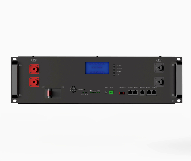 Energiespeicherbatterie Lifepo4-Batterie 51,2 V 100 Ah 200 Ah 300 Ah Rackmontierte Lithiumbatterie