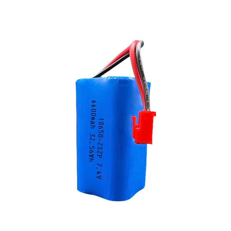 2s2p 7,4 V 4400 mAh 18650 Lithium-Akku
