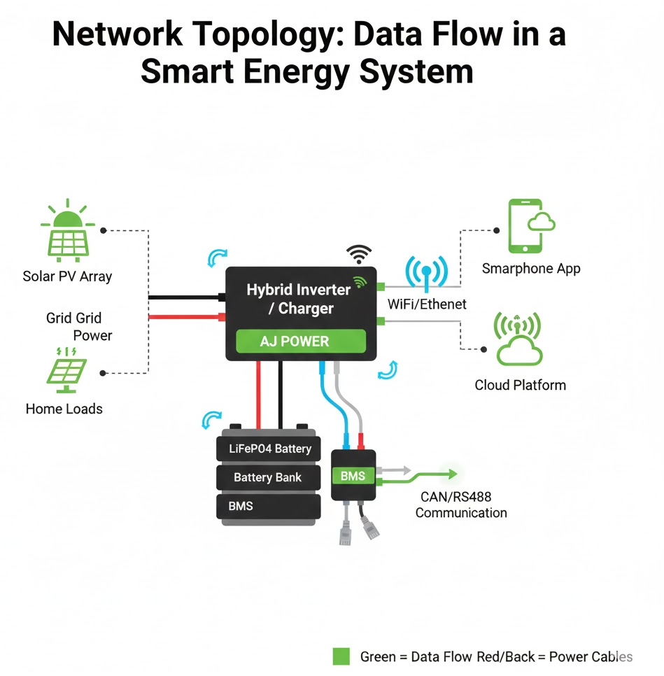 Hybrid -Offgrid -Wechselrichter