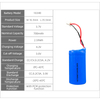 16340 3,7 V 700 mAh zylindrische Lithium-Ionen-Batteriezelle