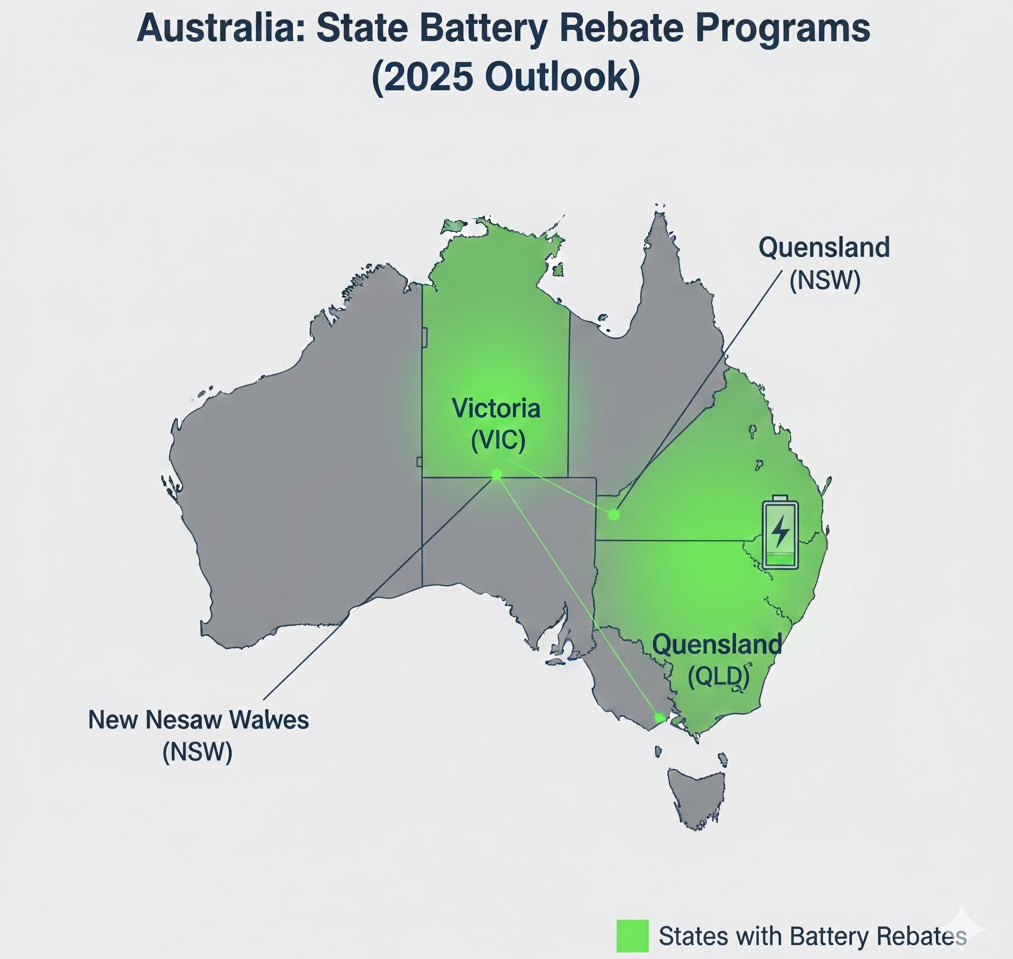 Solarbatterie-Rabatte f&uuml;r australische Installateure